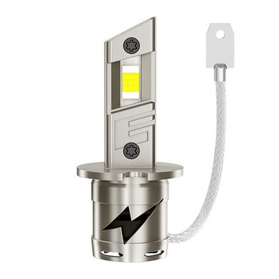 2 Stück H3 Mini LED Scheinwerfer Birnen für alle 12V Fahrzeuge und Motorräder