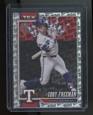 Cody Freeman 2026 Topps Series 1 Topps Logo Foil Pattern Rookie Card #224