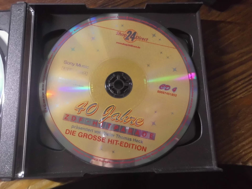 40 JAHRE ZDF HITPARADE 6CD: WERDING YORK ROBERTS HOLM BRINK GILDO (SHOP24DIRECT) - Bild 4 von 4