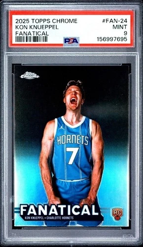 2025 Topps Chrome Kon Knueppel Base (PSA 9)