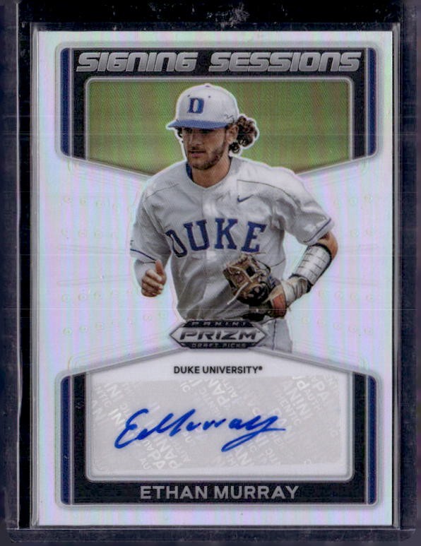 2022 Panini Prizm Draft Picks #SS-MU Ethan Murray Signing Sessions