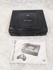 Sega Saturn Console System MK-80000 With 2 Controllers & Dragon Ball Z Game