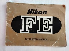 Original Nikon FE Instruction Users Manual-English