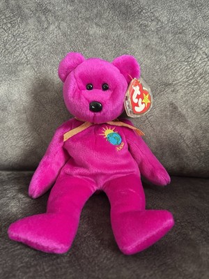 TY BEANIE Bär Millennium 2000 NEU mit Etikett NEUWERTIG Sammlerstück Vintage