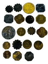 ANTIQUE FARMER’S PICKER’S CHECKS FROM ANNE ARUNDEL COUNTY, MD  1850-1930’S