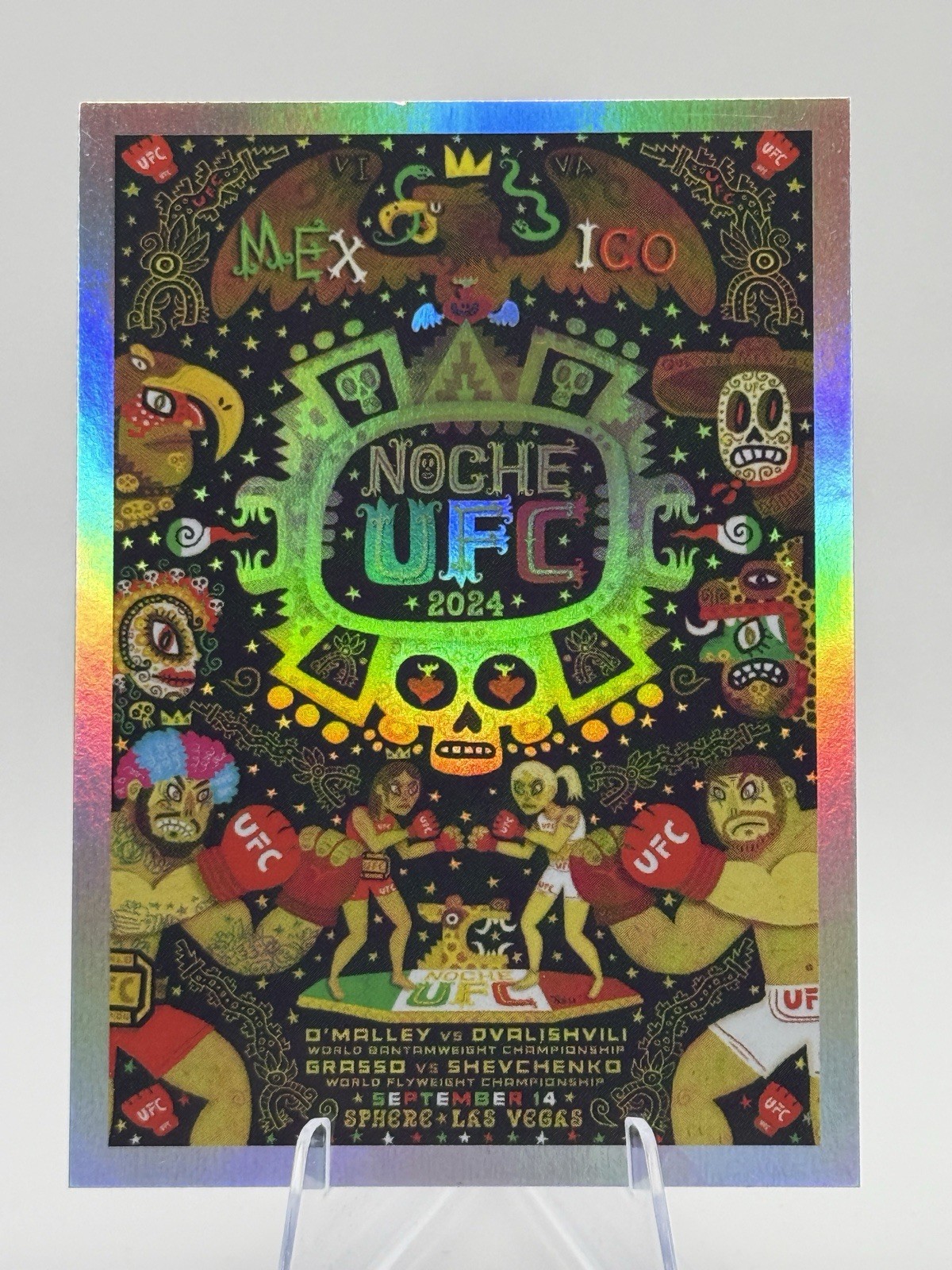 2024 UFC Topps NOW  UFC NOCHE 306 POSTER Card 306SP