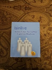 Isinlive Replacement Water Filter for  Breville Barista Espresso Machine 4 Pk