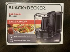 BLACK+DECKER HC150B 1.5-Cup One-Touch Electri...