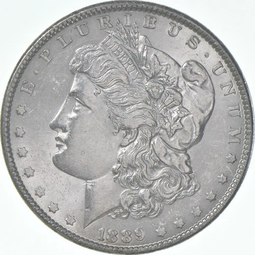 AU+ 1889 (P) Morgan Silver Dollar (1 coin) *5130