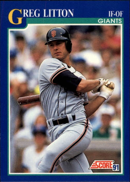 1991 Score #533 Greg Litton - BB