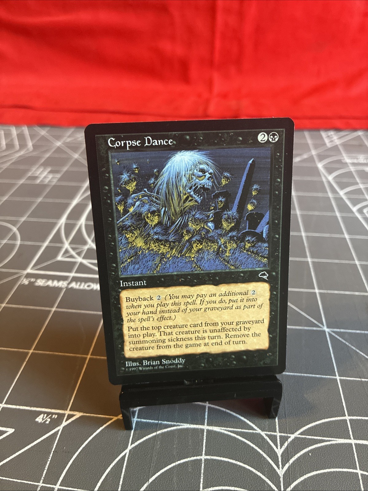Vintage 1997 MTG Tempest Corpse Dance Card NM