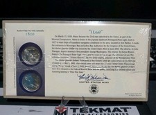 2003 Maine State Quarter P & D mint First Day Cover Sealed