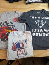 Boys Sz 7 Clothing Lot 10 Piece Shirts Pants Hoodies Outfits Marvel Tony Hawk