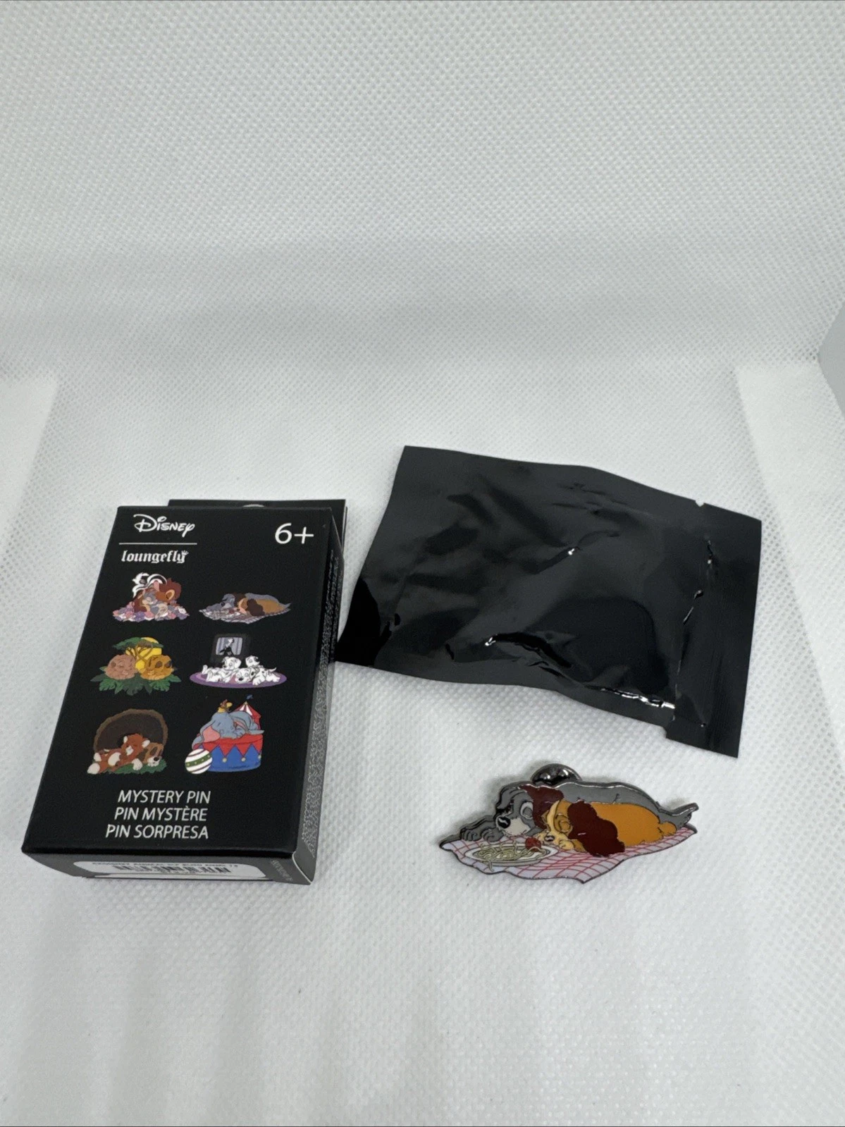 Loungefly Disney Sleeping Animals Blind Box Enamel Pin - Lady & The Tramp