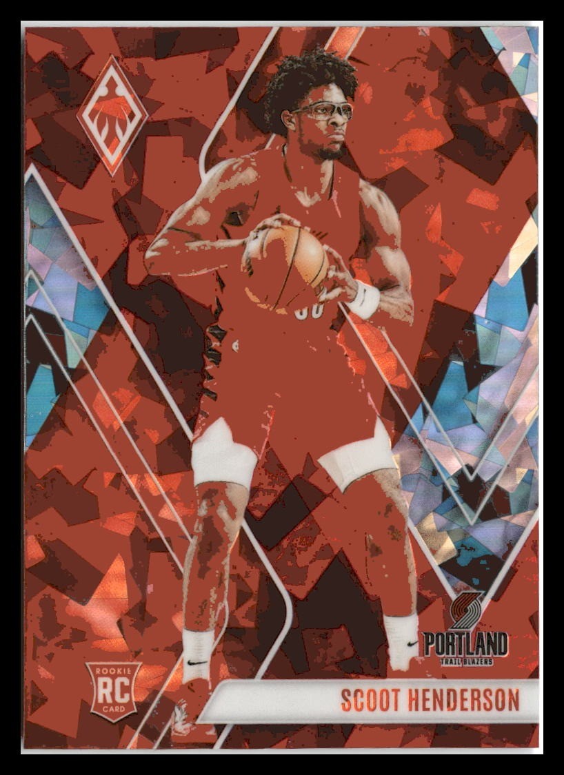 Scoot Henderson #298 Basketball Cards 2023 Panini Phoenix trading card — raw and PSA graded price guide