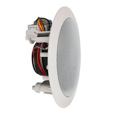 Pyle 5.25  2-Way 70V Audio Stereo Ceiling and Wall Mount Speaker White 