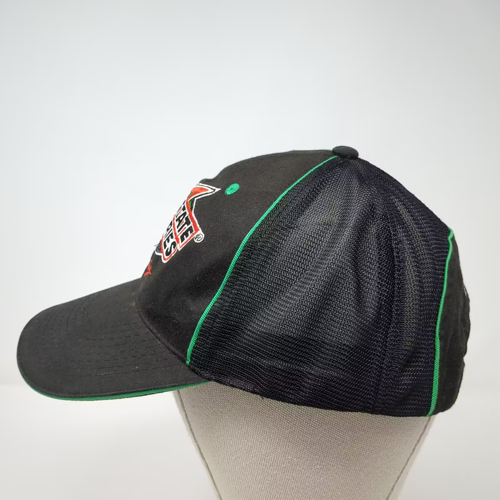 Interstate Batteries Baseball Cap Black Green OS … - image 3