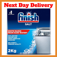 Finish Dishwasher Salt | 2kg Pack | Salt for Dishwashers and Water Softeners