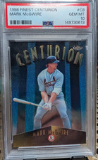 1998 Topps Finest Mark McGwire Centurion Insert /500 PSA 10 St. Louis Cardinals 