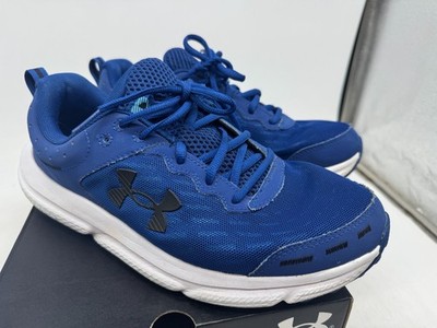 Under Armour Charged Assert 10 Running Sneakers Mens Blue White - 9.5 Extra Wide