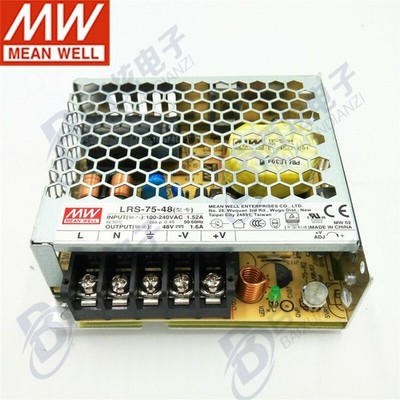 1 pcs LRS-75-48 76.8W 48V 1.6A switch power supply *tn