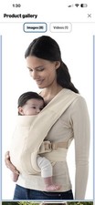 Ergobaby Embrace Baby Carrier Ponte Knit Cream