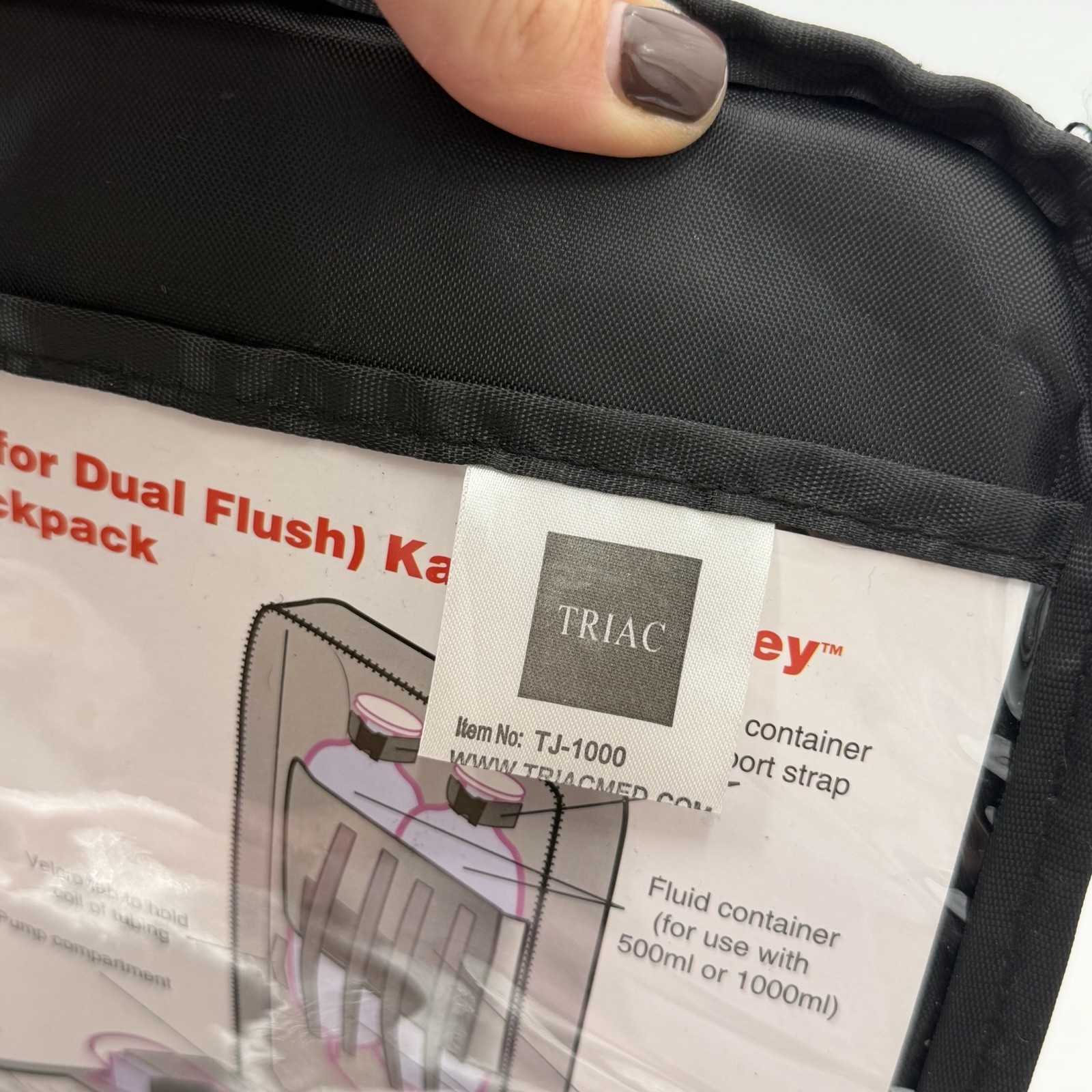 Black Utility Backpack with Adjustable Straps & I… - image 17