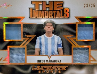 2024 Leaf Ultimate Sports Diego Maradona The Immortals Quad Jersey