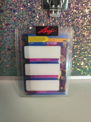 Leaf 2022 Vivid Pedri, Alba, Mascherano Ba-Jm1 Proof 1/1 ohne Autogramm