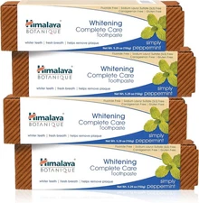 Himalaya Botanique Complete Care Whitening Toothpaste, Simply Peppermint,... 