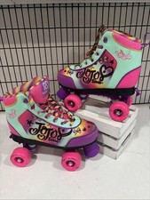 Jojo Siwa adjustable Kids Rainbow colored Roller Derby skates size 3-6