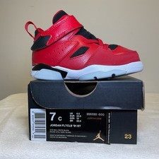 TD Nike Jordan Flight Club 91 555330-600 Gym Red Wht Blk NEW Toddler Size 7c