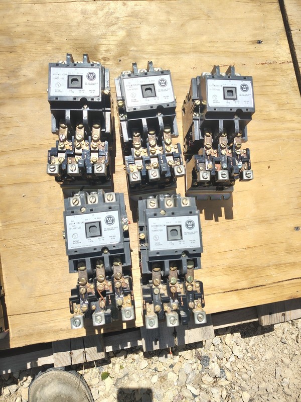 westinghouse motor starter with contactors