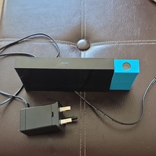 Oregon Scientific Internet TV Box Media Streamer, Black/Blue, UK Power Adaptor