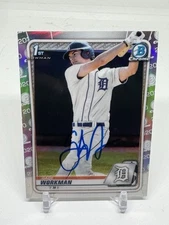 2020 Bowman Signed Auto Gage Workman BD-33 Chicago Cubs Rule V