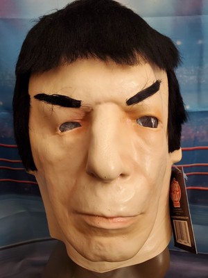 Star Trek Spock Halloween Latex Mask By Trick Or Treat Studios New 1975 Style 