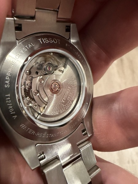 Tissot Gentleman Powermatic 80 Silicon Auto, 40mm, esfera negra 4