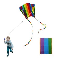 Colorful Kite for Kids Boys Girls Outdoor Pocket Kite Long Tail With String Line
