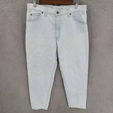 VTG Levis 550 Jeans Mens 33x30 Fits 31x30 Blue 90s Relaxed Tapered Orange Tab