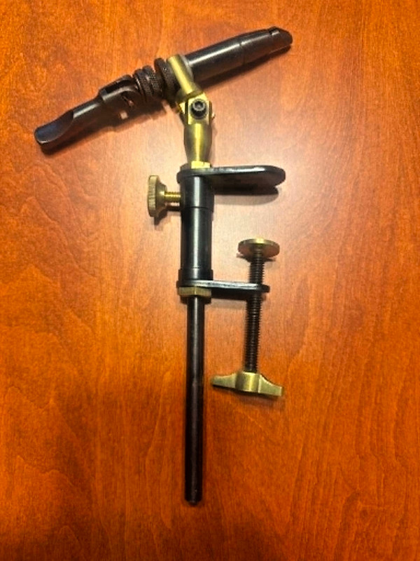 Vintage Bench Clamp On Fishing Fly Tying Vise