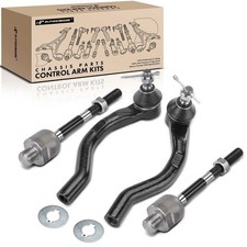 A-Premium Set of 4, Front Inner  Outer Tie Rod End Kit Compatible with Honda...