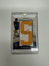 Everth Cabrera 2009 SP Authentic Rookie Patch Auto /65 Letter S 