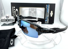 OAKLEY FLAK 2.0 XL CARBON FIBER PRIZM DEEP WATER POLARIZED SUNGLASSES AUTHENTIC