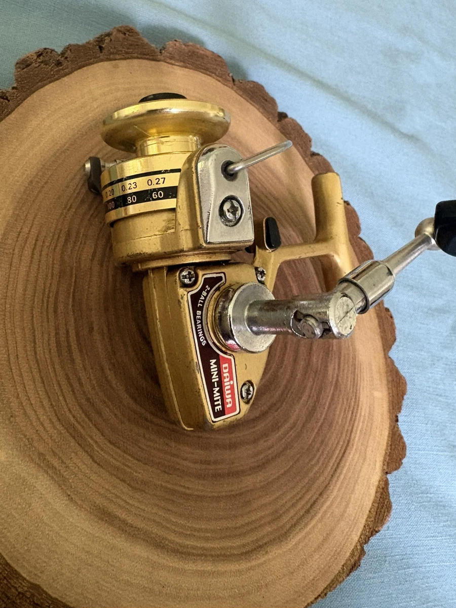 オールド Daiwa MINI-MITE スピニングリール 即決 オールド ダイワ