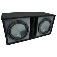Universal Car Stereo Paintable Ported Dual 10" Harmony R104 Sub Box Enclosure