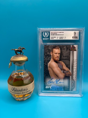 2015 Topps UFC Champions Conor McGregor BGS 9 Auto Autograph SP Champ HOF