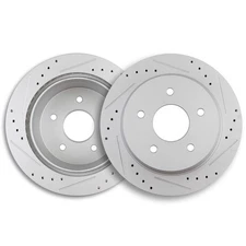 Rear Brake Rotors Pair 2 for GMC Jimmy Sonoma Chevy Blazer S10 Olds Bravada 4.3L