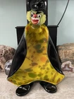 Large Murano Venetian Glass Clown Figurine Bowl Ashtray Candy Trinket Dish
