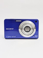 Sony Cyber-shot DSC-W560 Blue 14.1MP Digital Camera Tested 2 Batteries Charger