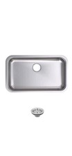 Glacier Bay 32 in. Undermount Single Bowl 18-Gauge Stainless Steel Kitchen Sink